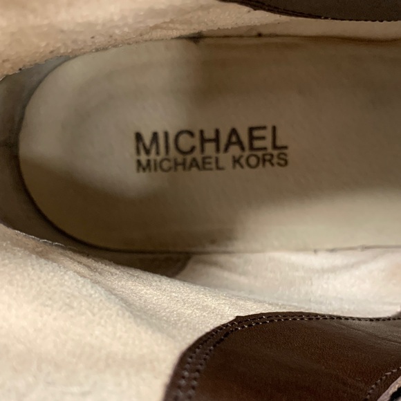 Michael Kors Brown Leather Ankle Boots - Picture 8 of 9